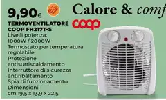 Coop - Termoventilatore Fh217t-s Coop - Termoventilatore Fh217t-s