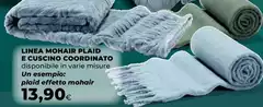 Linea - Mohair Plaid E Cuscino Linea - Mohair Plaid E Cuscino