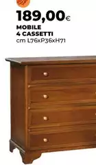 Mobile 4 Cassetti