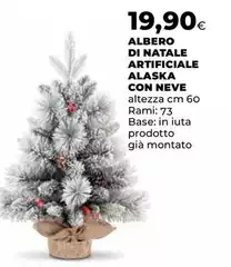 Neve - Albero Di Natale Artificiale Alaska Con Neve - Albero Di Natale Artificiale Alaska Con