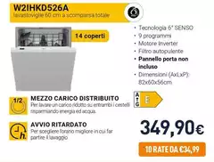 Whirlpool - Lavastoviglie Da Incasso - W2I HKD526 A