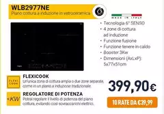 Whirlpool - Piano Cottura Induzione WL B2977 NE