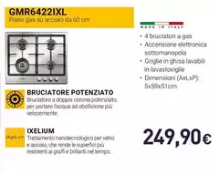 Whirlpool - Piano Cottura A Gas - GMR 6422/IXL