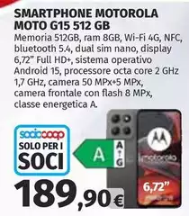 Motorola - Smartphone Moto G15 512 Gb