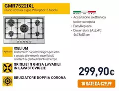 Whirlpool - Piano Cottura A Gas - GMR 7522/IXL