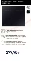 Haier - Piano Induzione 60CM Serie 2 HAISJ64MC Haier - Piano Induzione 60CM Serie 2 HAISJ64MC
