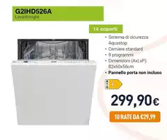 Ignis - G2IHD526A Lavastoviglie