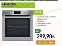 Ignis - NFW840PIX Fomo Da Incasso