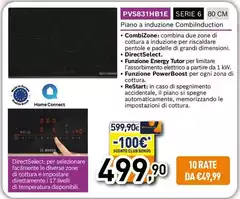 Bosch - PVS831HB1E Serie 6 80 Cm Piano A Induzione Combilnduction Bosch - PVS831HB1E Serie 6 80 Cm Piano A Induzione Combilnduction