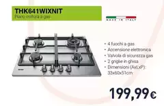 Ignis - THK641WIXNIT Piano Cottura A Gas
