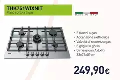 Ignis - THK751WIXNIT Piano Cottura A Gas