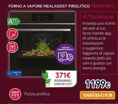 Aeg - Forno A Vapore Mealassist Pirolitico TE8PB731AT