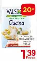 Valsoia - Condisoia 100% Vegetale Valsoia - Condisoia 100% Vegetale
