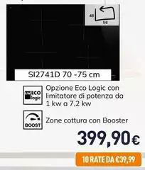Smeg - SI2741D Piano Cottura Nero Da Incasso 75 Cm Piano Cottura A Induzione 4 Fornello(i) Smeg - SI2741D Piano Cottura Nero Da Incasso 75 Cm Piano Cottura A Induzione 4 Fornello(i)