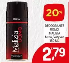 Malizia - Deodorante Uomo Malizia - Deodorante Uomo