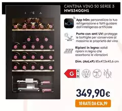 Haier - Cantina Vino 50 Serie 3 HWS34GGH1 Haier - Cantina Vino 50 Serie 3 HWS34GGH1