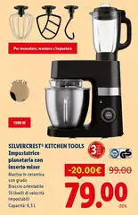 Silvercrest - Impastatrice Planetaria Con Inserto Mixer