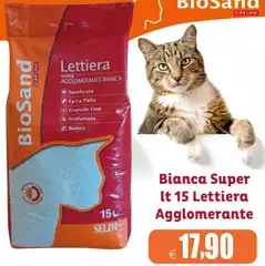 Bio - Bianca Super It 15 Lettiera Agglomerante Bio - Bianca Super It 15 Lettiera Agglomerante