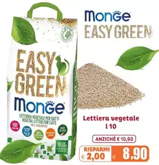 Monge - Lettiera Vegetale Monge - Lettiera Vegetale