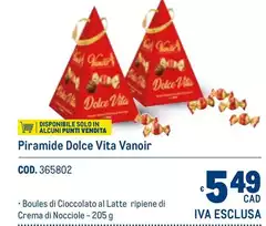 Solo - Piramide Dolce Vita Vanoir Solo - Piramide Dolce Vita Vanoir
