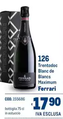 Ferrari - Trentodoc Blanc De Blancs Maximum Ferrari - Trentodoc Blanc De Blancs Maximum