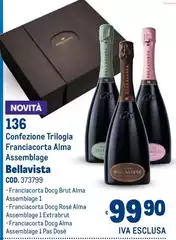 Bellavista - 136 Confezione Trilogia Franciacorta Alma Assemblage Bellavista - 136 Confezione Trilogia Franciacorta Alma Assemblage