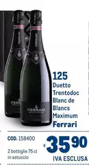 Ferrari - 125 Duetto Trentodoc Blanc De Blancs Maximum Ferrari - 125 Duetto Trentodoc Blanc De Blancs Maximum