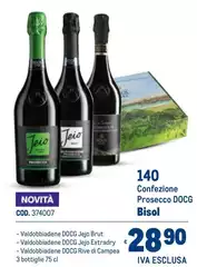 Valdobbiadene - Confezione Prosecco DOCG Bisol Valdobbiadene - Confezione Prosecco DOCG Bisol
