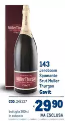 Cavit - Spumante Brut Muller Thurgau Cavit - Spumante Brut Muller Thurgau