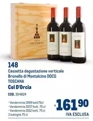 Brunello - Cassetta Degustazione Verticale Di Montalcino DOCG Toscana Brunello - Cassetta Degustazione Verticale Di Montalcino DOCG Toscana