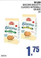 Di Leo - Biscoro Biscotti Classici-Integrali Di Leo - Biscoro Biscotti Classici-Integrali