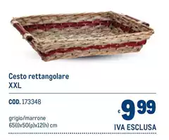 Cesto Rettangolare Xxl Cesto Rettangolare Xxl