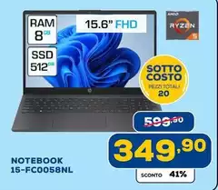 Notebook 15-FC0058NL Notebook 15-FC0058NL