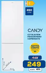 Candy - CCT3LSI7EW Frigorifero Combinato Candy - CCT3LSI7EW Frigorifero Combinato