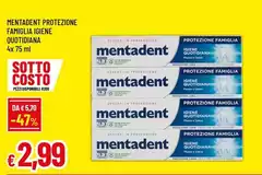 Mentadent - Protezione Famiglia Igiene Quotidiana Mentadent - Protezione Famiglia Igiene Quotidiana