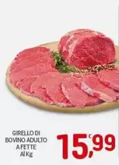 Girello Di Bovino Adulto A Fette