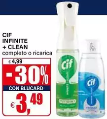 Cif - Infinite + Clean Cif - Infinite + Clean
