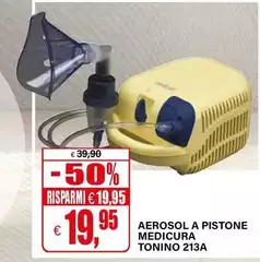 Medicura - Aerosol A Pistone Tonino 213A Medicura - Aerosol A Pistone Tonino 213A