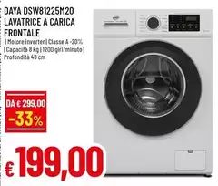 Daya - DSW81225M20 Lavatrice Frontale Daya - DSW81225M20 Lavatrice Frontale