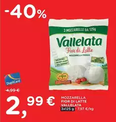 Vallelata - Mozzarella Fior Di Latte Vallelata - Mozzarella Fior Di Latte