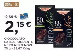 Novi - Cioccolato Extra Fondente Nero Nero