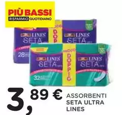 Lines - Assorbenti Seta Ultra Lines - Assorbenti Seta Ultra