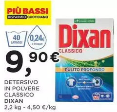 Dixan - Detersivo In Polvere Classico