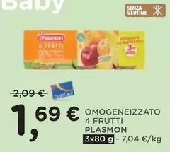 Plasmon - Omogeneizzato 4 Frutti Plasmon - Omogeneizzato 4 Frutti