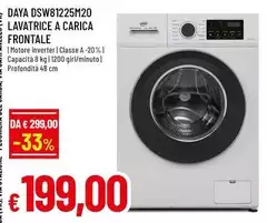 Daya - DSW81225M20 Lavatrice A Carica Frontale