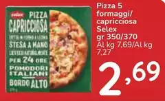 Selex - Pizza 5 Formaggi/Capricciosa Selex - Pizza 5 Formaggi/Capricciosa