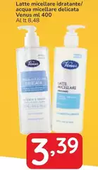 Venus - Latte Micellare Idratante/Acqua Micellare Delicata