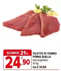 Pinna - Filetto Di Tonno Gialla Pinna - Filetto Di Tonno Gialla