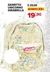 Girabrilla - Zainetto Unicorno Girabrilla - Zainetto Unicorno