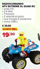 Extreme - Radiocomando Atv  Xl Quad Rc